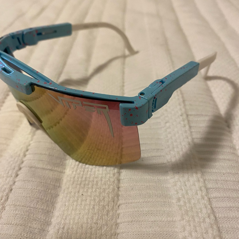 Pit Viper Blue and Pink Sunglasses
